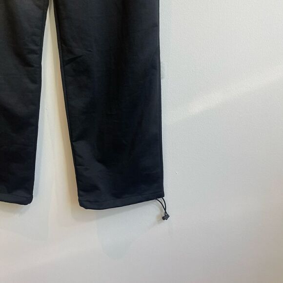NWT - Romwe Black Drawstring Hem Sweatpants - Small - Picture 3 of 6